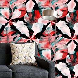 ArtzFolio Printed UV-Resistant Anti-Bacterial Watercolor Floral Pattern0 Peel & Stick Wallpaper-image-70