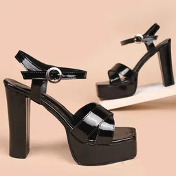 Froh Feet Party Platform Sandals with Buckles-6