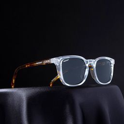 RESIST EYEWEAR Unisex Wayfarer Sunglasses with UV Protected Lens ZYAN WHITE TIGER BLACK 2-3