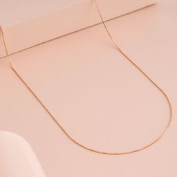 Kushal's Fashion Jewellery 925 Sterling Silver Rose Gold-Plated Chain-25