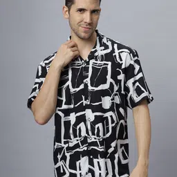 NEON CHILLIE Men Comfort Opaque Printed Casual Shirt-image-76