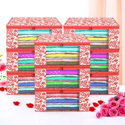 Myntra Elegant Homes Red Set of 6 Regular Shade Sail Organisers-53