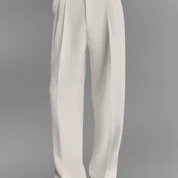 TRIBE Men Relaxed Loose Fit Pleated Korean Trouser-picture-30