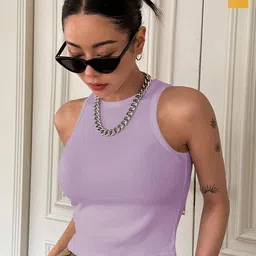 TOOCHKI Women Pack of 2 Ribbed Tank Crop Top-picture-31