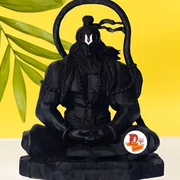 DARIDRA BHANJAN Black Religious Idol Showpiece-image-64