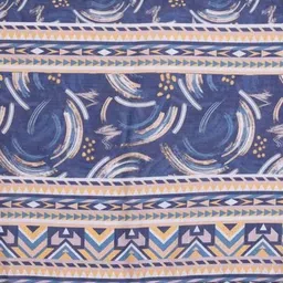 MUSKAN CREATION Abstract Printed Zari Saree image 3