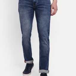 MEGHZ Men Micheal Slim Fit Heavy Fade Stretchable Jeans-image-20