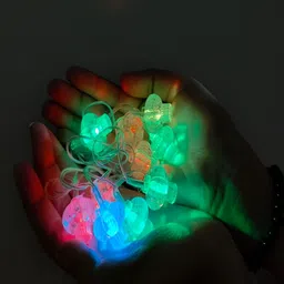 KAVYARA Blue & Pink Lantern Shape String Lights image 2
