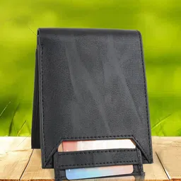 WILDAUK Men Textured PU Two Fold Wallet-17