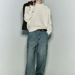 H&M Oversized Fit Cotton Sweatshirt-picture-12