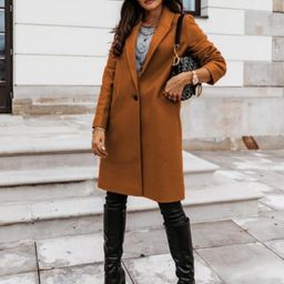 StyleCast Women Longline Solid Overcoat-image-90
