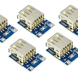 ESPtronics (5 Pcs) 5V Step-Up Power Module Lithium Battery Charging Board for DIYtronics image 1
