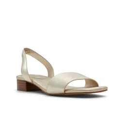 ALDO Textured Leather Block Sandals-39