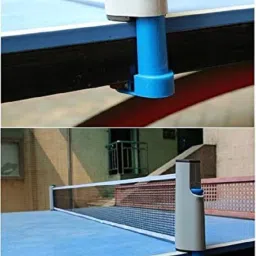 axg new goal Portable Adjustable Rectangle Ping Pong Net Clamps to Any Table Table Tennis Net image 5