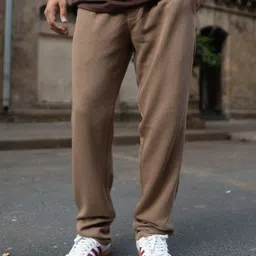 Powerlook Men Light Brown Knitted Trousers-image-41