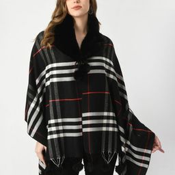 Manra Checked Woolen Shawl-29