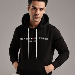 Tommy Hilfiger Men Logo Printed Long Sleeves Hooded Sweatshirt-image-67