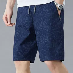 StyleCast x Revolte Men Printed Regular Fit Cotton Shorts-image-57