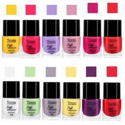 Tenno Set Of 12 First Impression Nail Enamel - 7 ml - Combo19-30