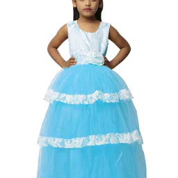 Wish little Net A-Line Maxi Dress-19