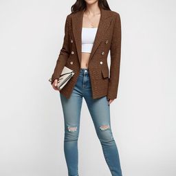 all about you Single breasted Formal Blazers-picture-10