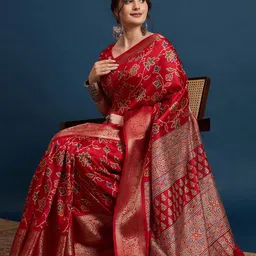Sangria Woven Design Sungudi Saree With Blouse Piece-picture-53
