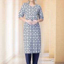 7Threads Women Ethnic Motifs Printed Regular Kurta with Trousers-picture-2