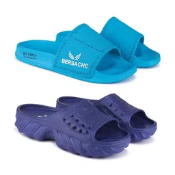 BERSACHE Men Rubber Sliders-image-42
