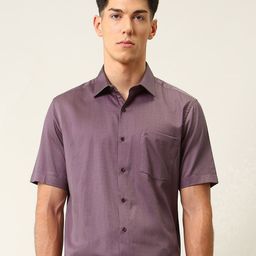 Arrow Men Liberty Classic Fit Geometric Printed Pure Cotton Formal Ceremony Shirt-picture-33