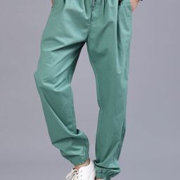V-Mart Men Cotton Joggers Trousers-picture-19
