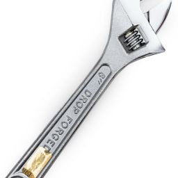 406 ADJUSTABLE WRENCH 8" ( 200 MM ) CHROME Single Sided Open End Wrench-image-49