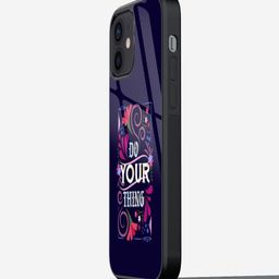 macmerise Typography Printed iPhone 12 Back Case Mobile Accessories-7