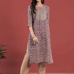 Anouk Women Ethnic Motifs Embellished Thread Work Georgette Kurta-picture-54
