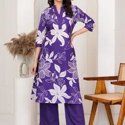 JALTHER Women Ethnic Motifs Embroidered Regular Pure Cotton Kurta with Palazzos-6