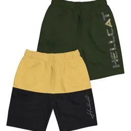 HELLCAT Boys Typography Printed Shorts-22