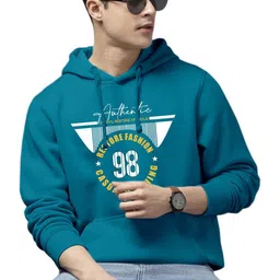 HAMBERG Men Printed Hooded Sweatshirt-picture-24