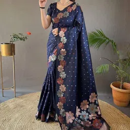 S.K.C Woven Design Zari Banarasi Saree-39