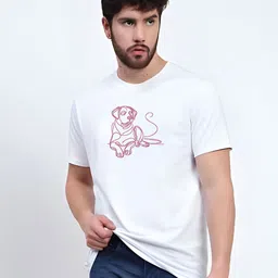 SZN Men Graphic Printed Round Neck Cotton T-shirt-picture-14