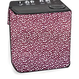 The Furnishing Tree Washing Machine Cover Polka dot Pattern Pink Compatible for Whirlpool 7.2Kg Sem-image-74