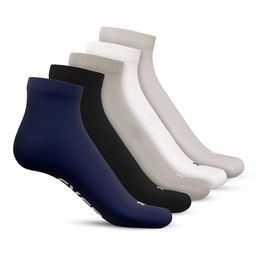TalkingSox Unisex Pack Of 5 Moisture Wicking Bamboo Ankle Length Socks-picture-44