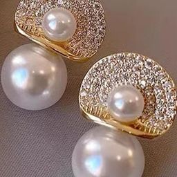 Anouk Women Diamond Shaped Studs Earrings-16