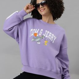 Free Authority Tom & Jerry Printed Oversized Sweatshirt-picture-50