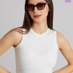 SHAHVEER CREATION Women Pack of 2 Ribbed Cotton Fitted Crop Top-picture-28
