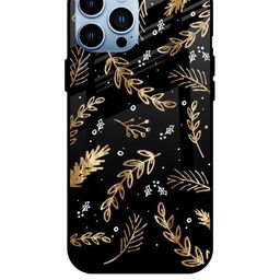QRIOH Floral Printed iPhone 13 Pro Back Case Mobile Accessories-image-64