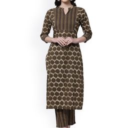 LARGISH Women Floral Printed Kurta-image-66