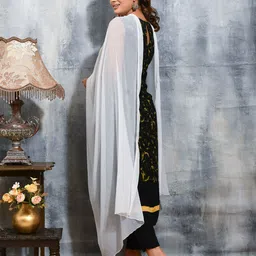 swatika Dupatta with Mukaish image 3
