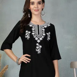 Clora Creation Women Embroidered Tunic-picture-0
