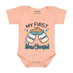 Arvesa My First New Year Printed Romper-17