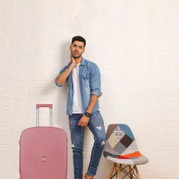 Polo Class Set Of 2 Printed Hard Sided Trolley Suitcase-55