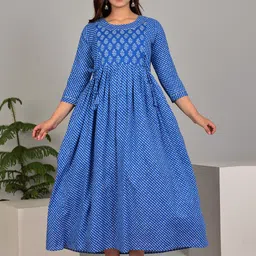 MURLI KURTI Women Printed Thread Work Anarkali Kurta-picture-35